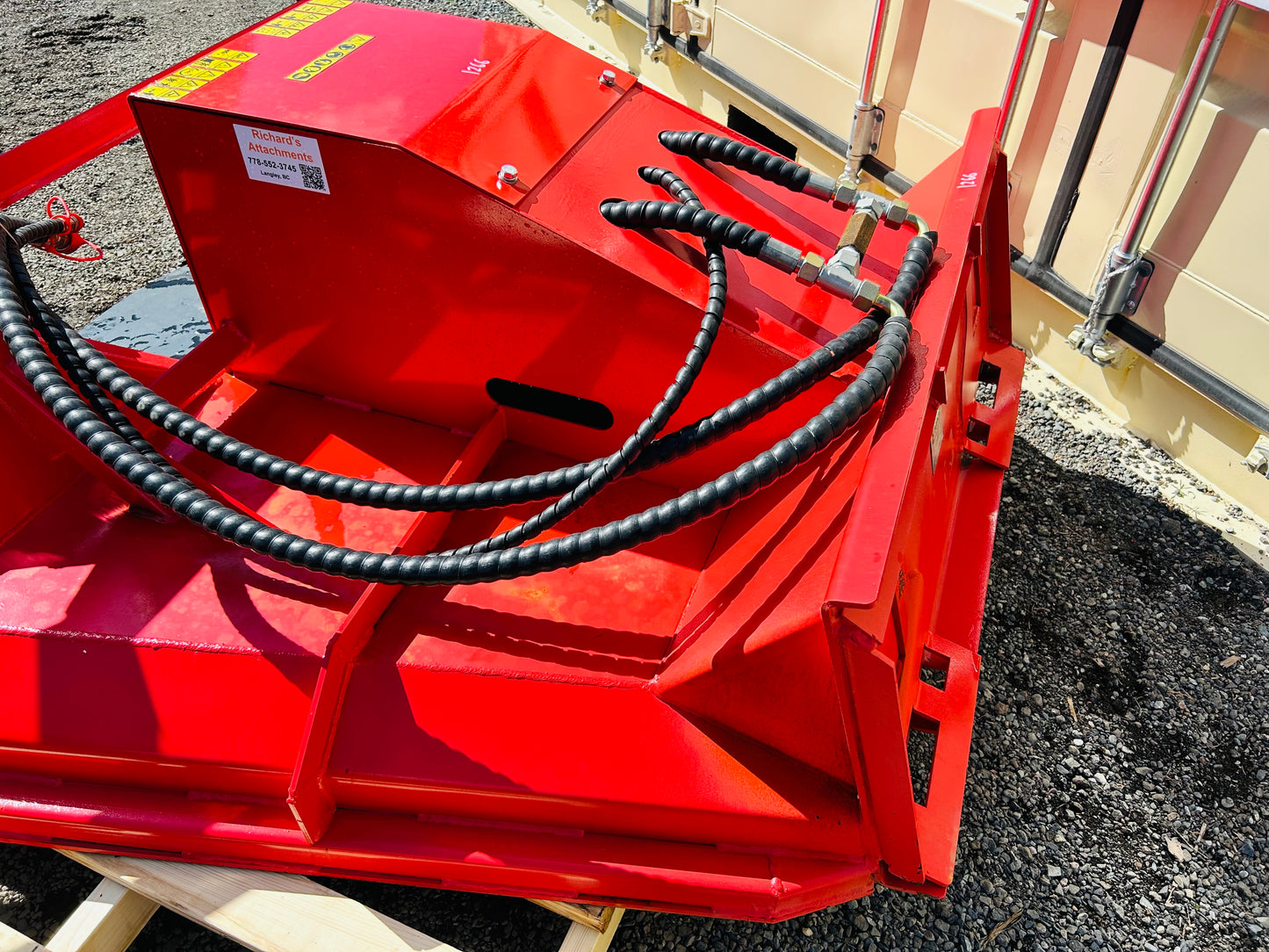 New 60'' Skid Steer Forestry Disc Mulcher, 20-69 GPM