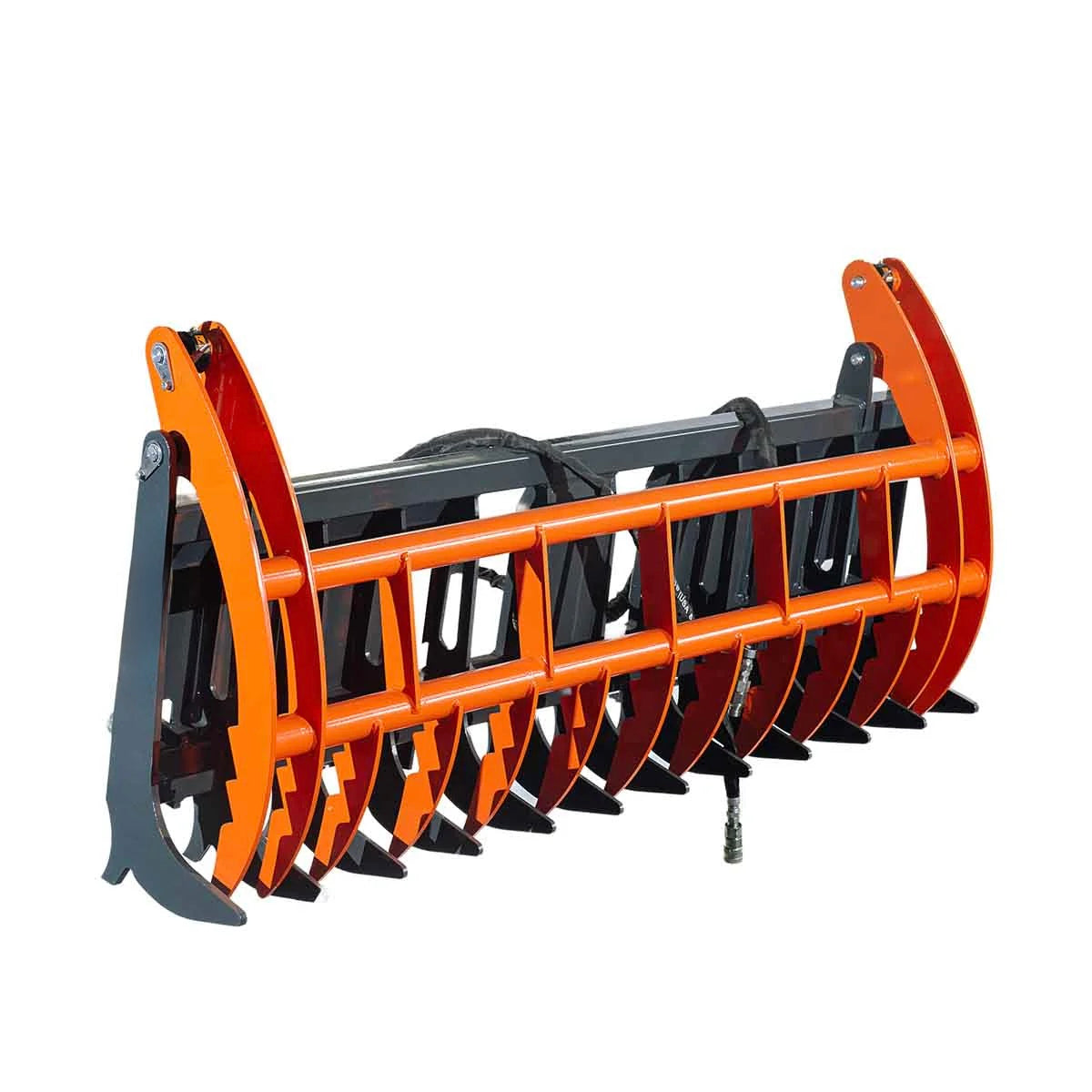 New Skid Steer Skeleton Root Rake Grapple, 2600 LB Grapple Capacity