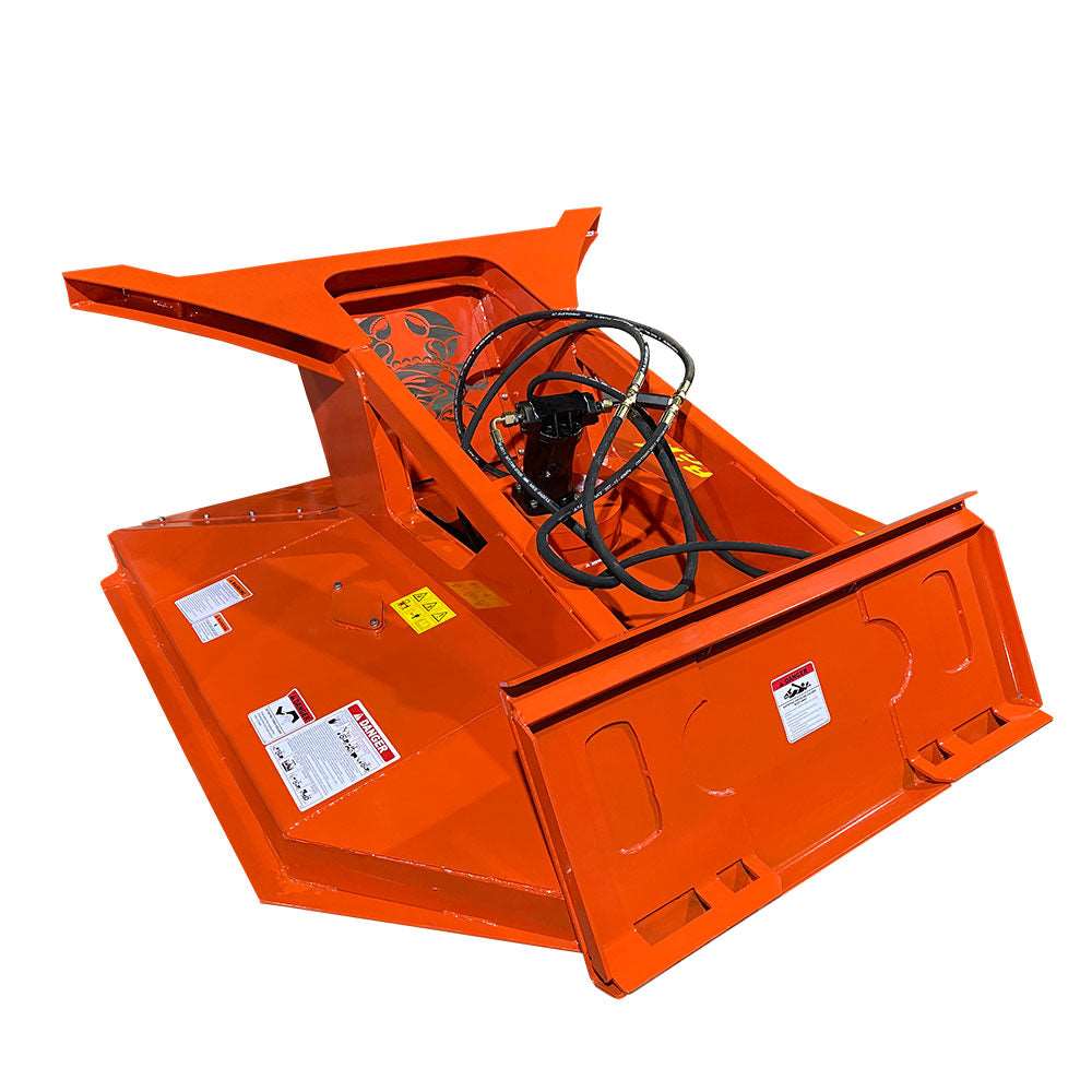 New 74'' Heavy Duty Skid Steer Brush Cutter,2 Blade