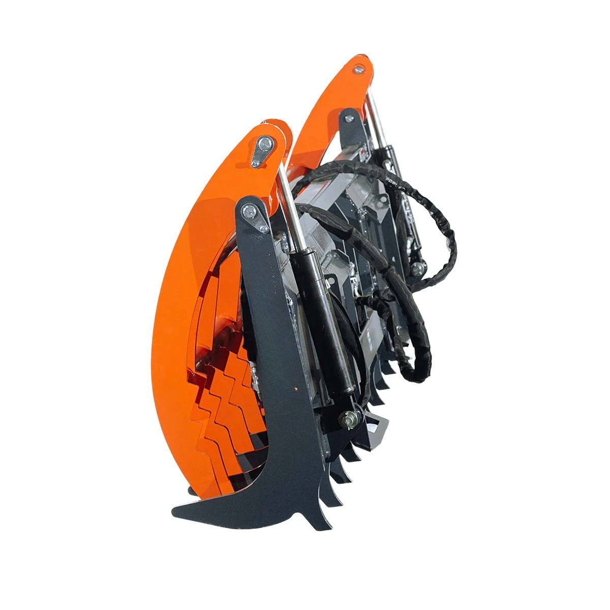 New Skid Steer Skeleton Root Rake Grapple, 2600 LB Grapple Capacity