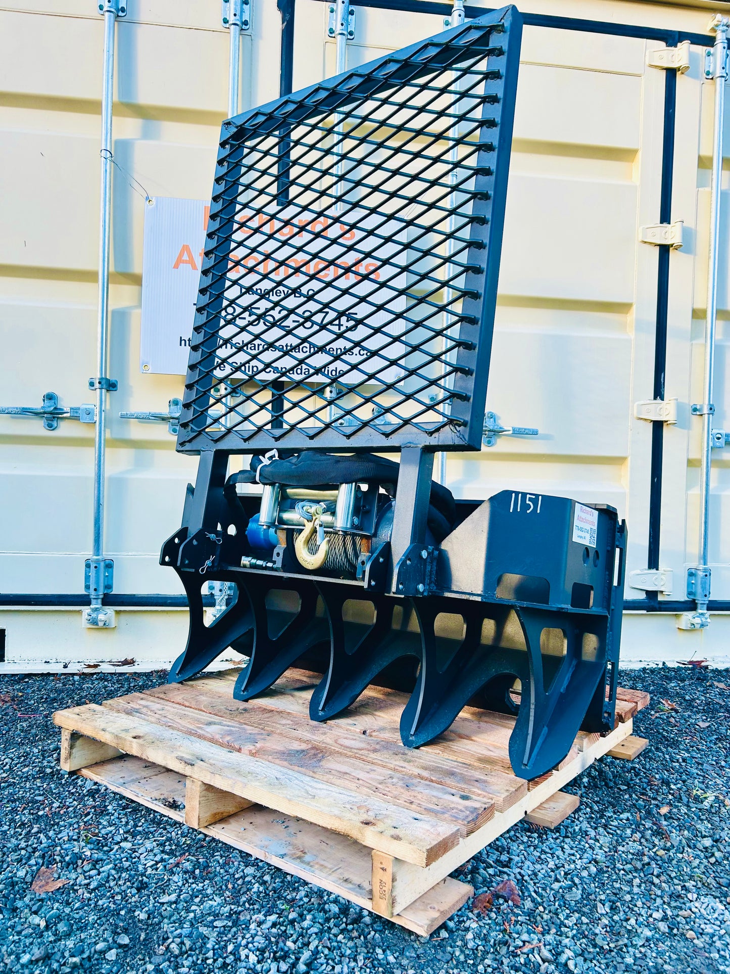 New 3 Ton Skid Steer Forestry Winch