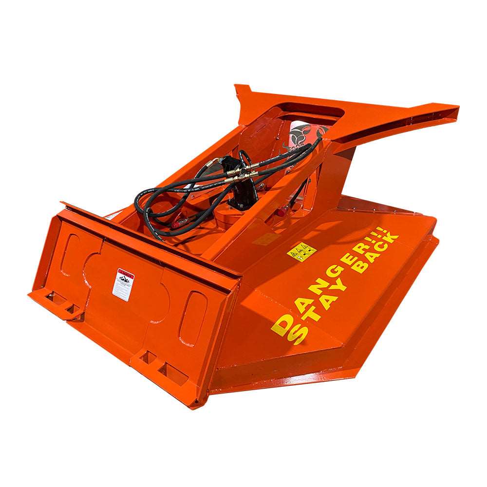 New 74'' Heavy Duty Skid Steer Brush Cutter,2 Blade