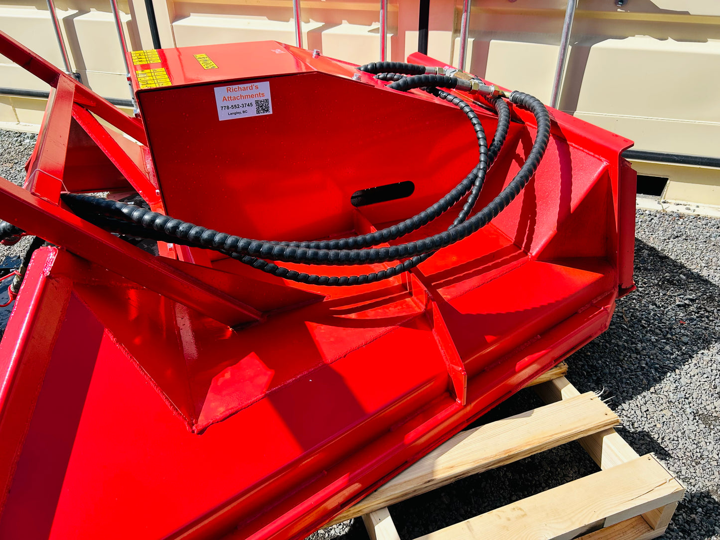 New 60'' Skid Steer Forestry Disc Mulcher, 20-69 GPM