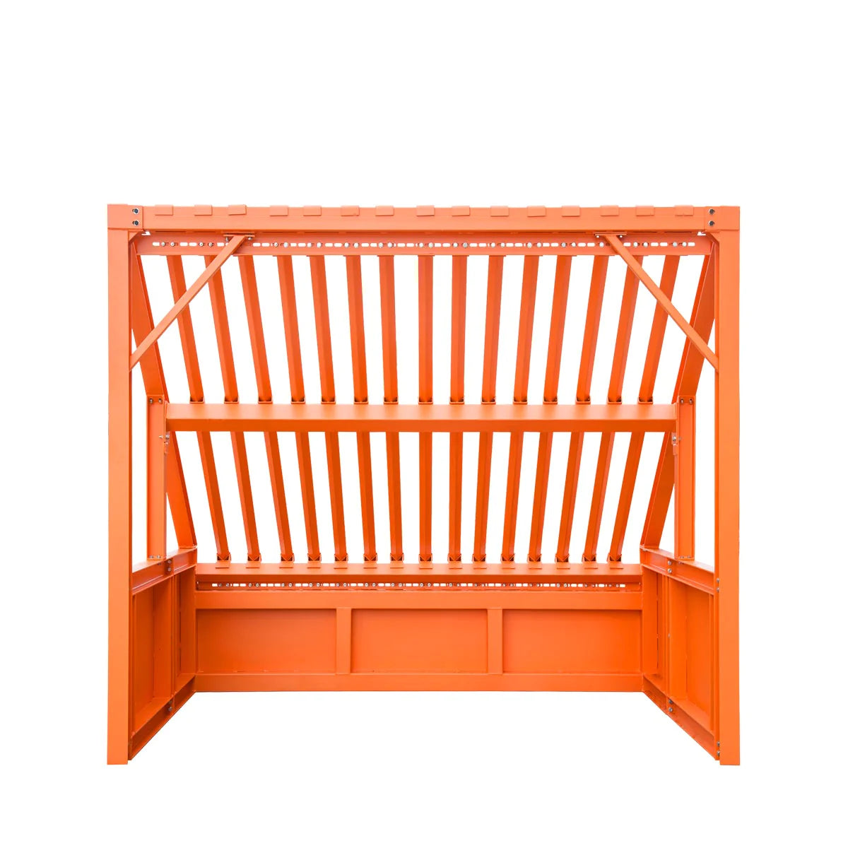 New 10’ Heavy Duty Static Grizzly Rock Screen, Adjustable Bolt-On Deck Bars, 4” x 4” I-Beams, 5000 lb Load Capacity