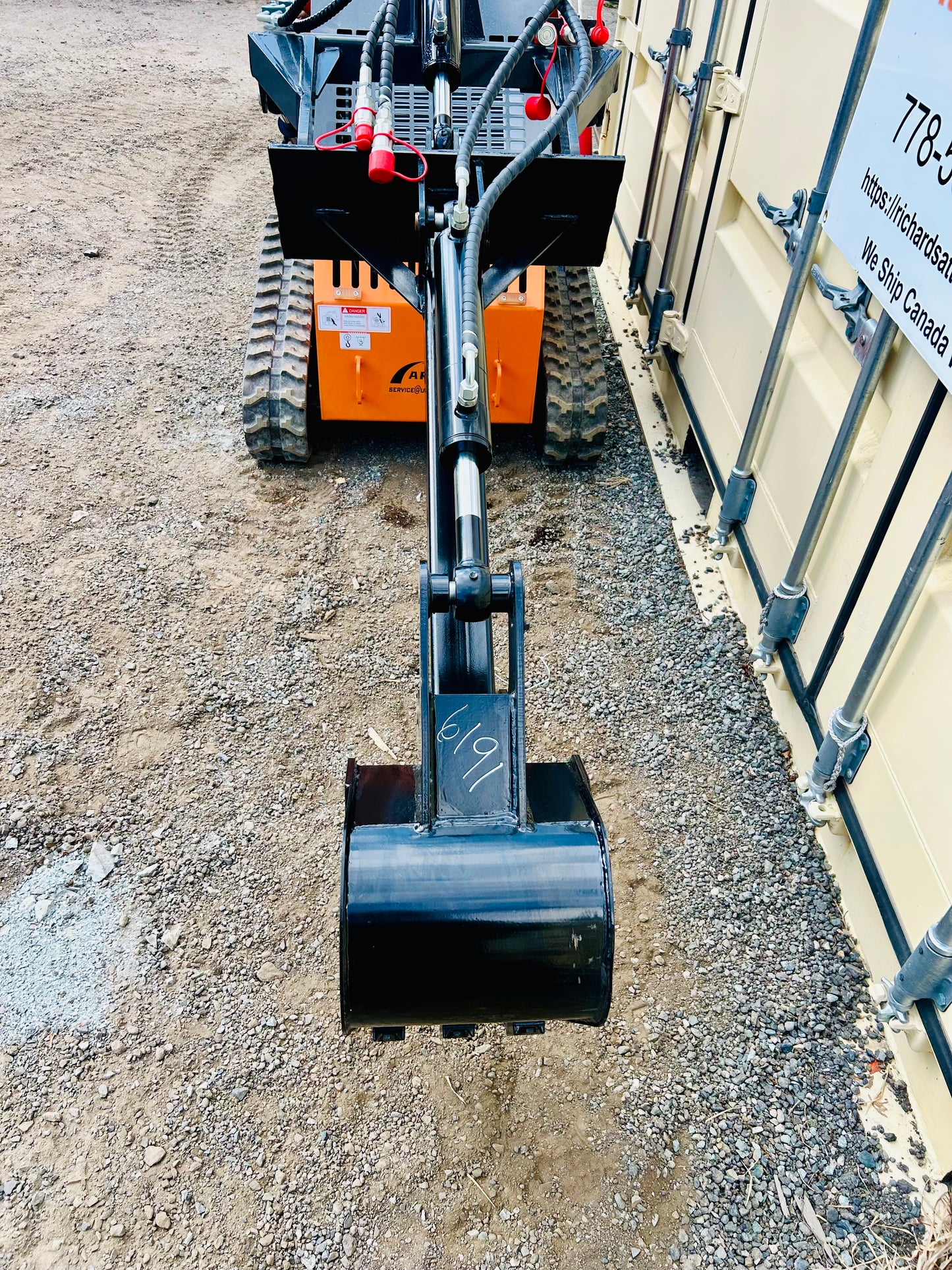 New Mini Skid Steer Backhoe Arm