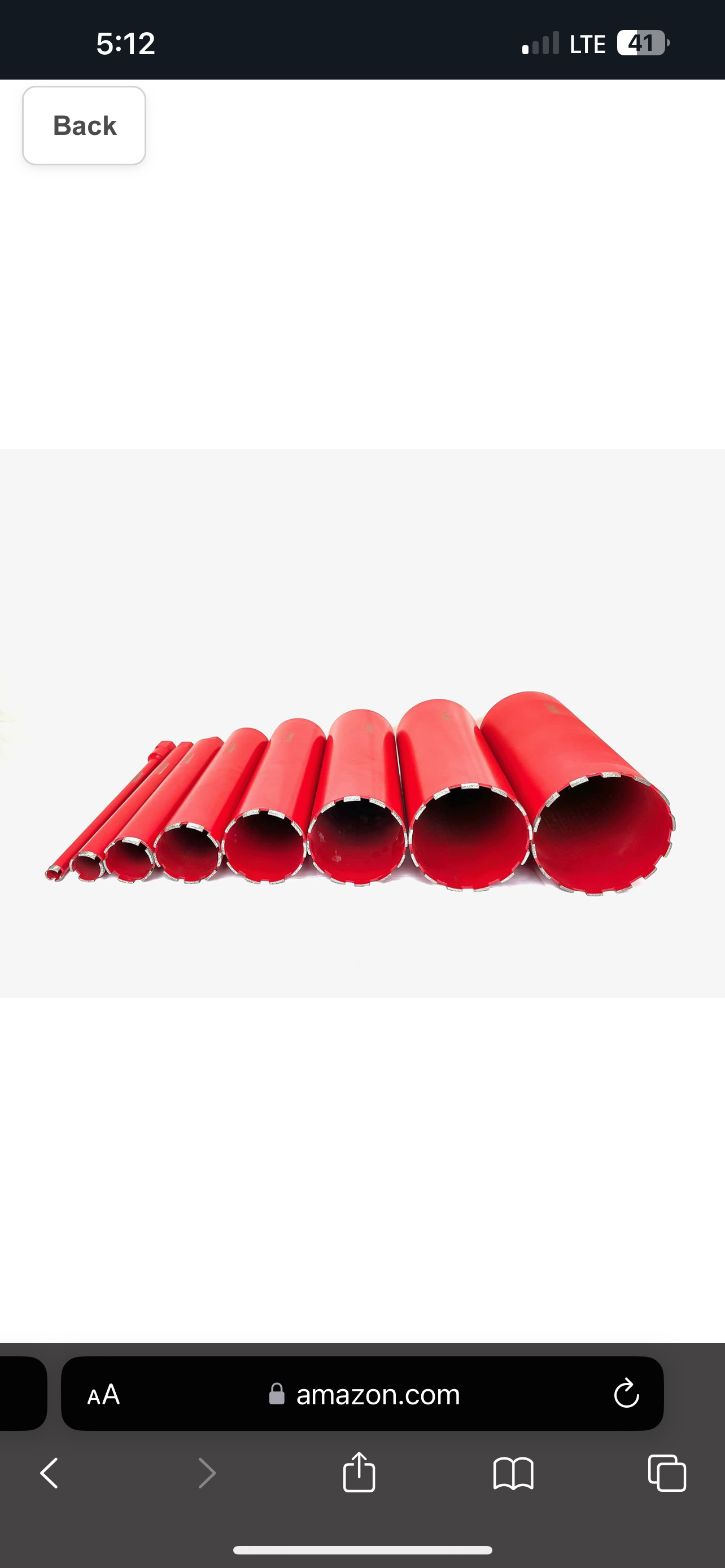New POWERTEK
8 PC Diamond Wet Core Drill Set