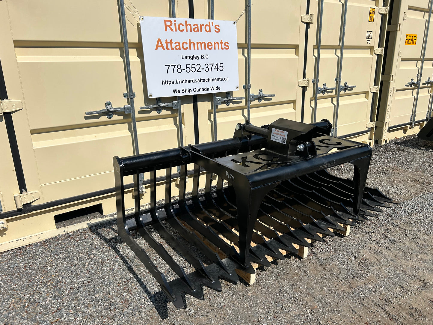 New Extreme Duty 76” Skeleton Grapple Bucket