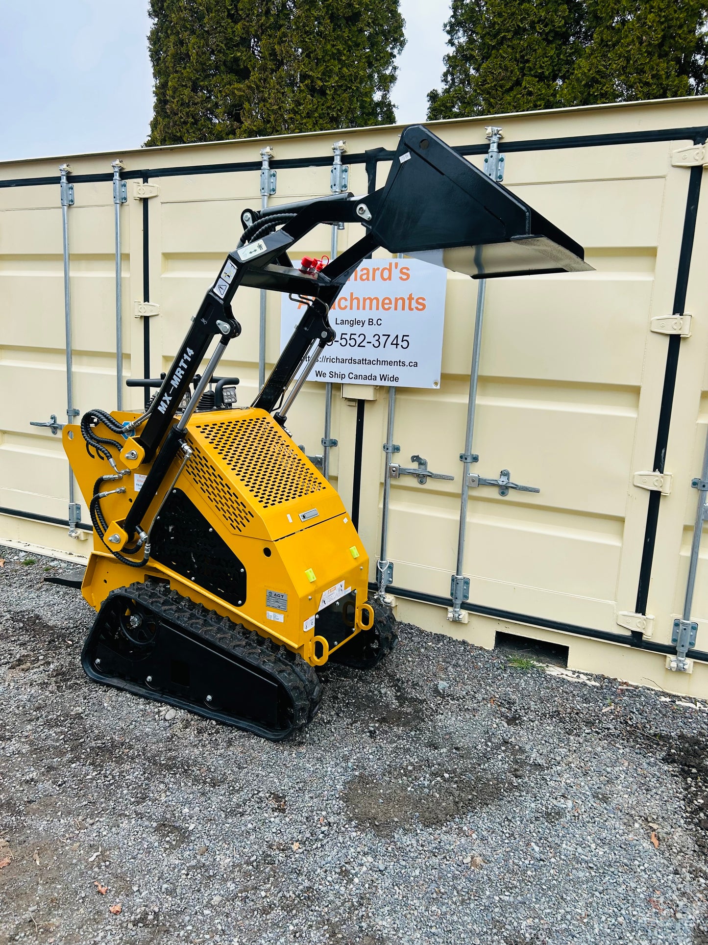 New MX-MRT14 Mini Skid Steer Track Loader