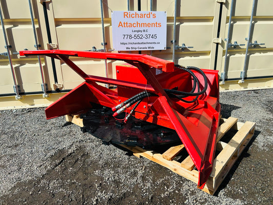 New 60'' Skid Steer Forestry Disc Mulcher, 20-69 GPM