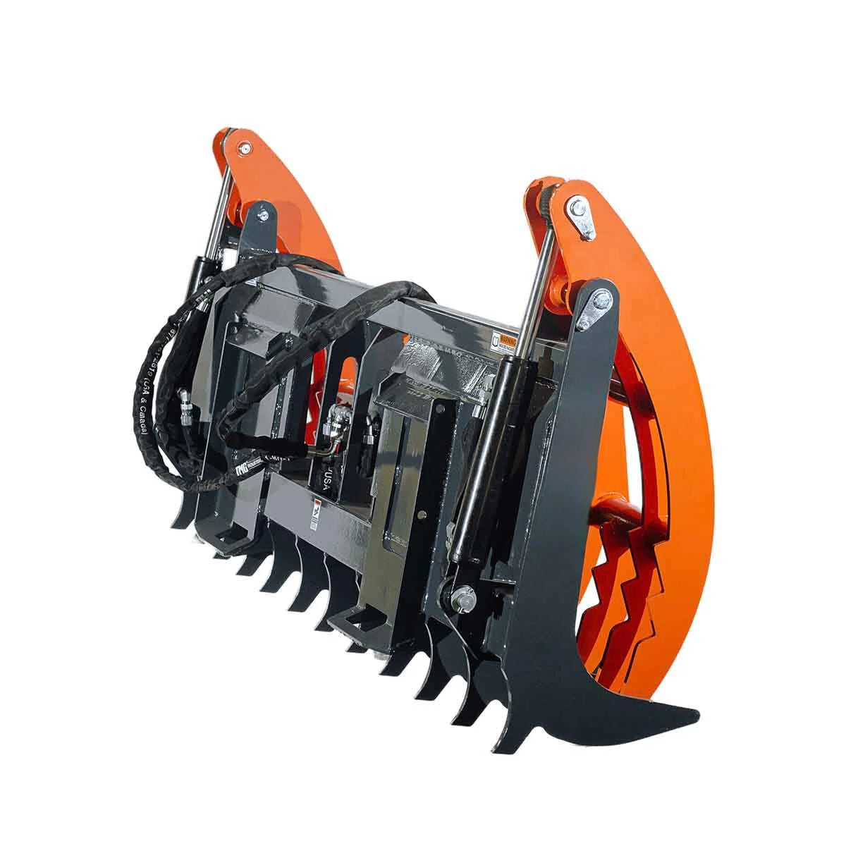 New Skid Steer Skeleton Root Rake Grapple, 2600 LB Grapple Capacity