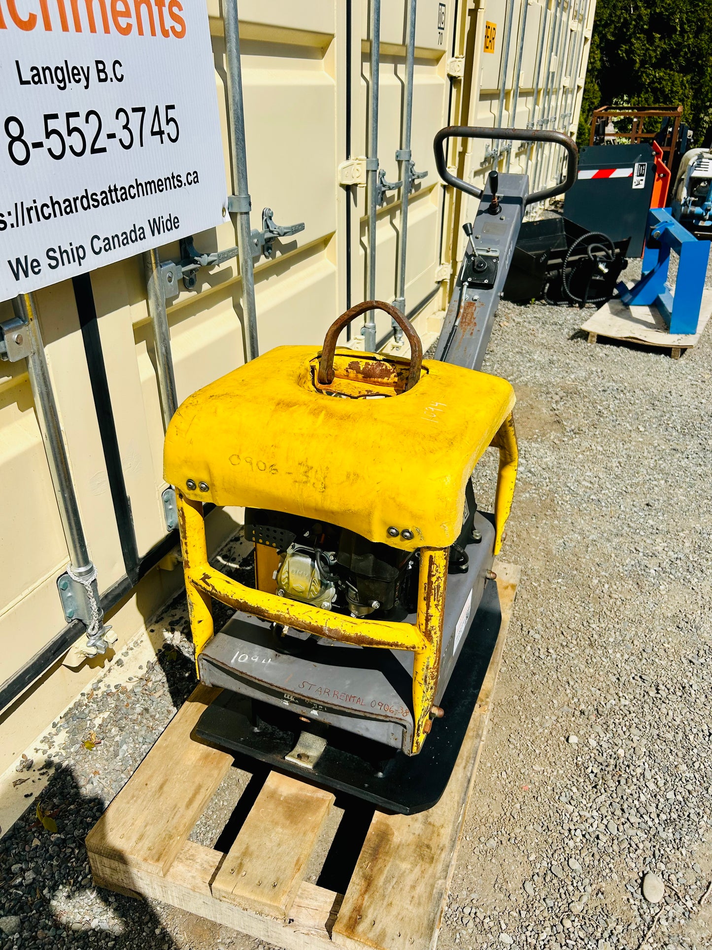Used Atlas Copco RP204 Hydraulic Plate Compactor / Plate Tamper