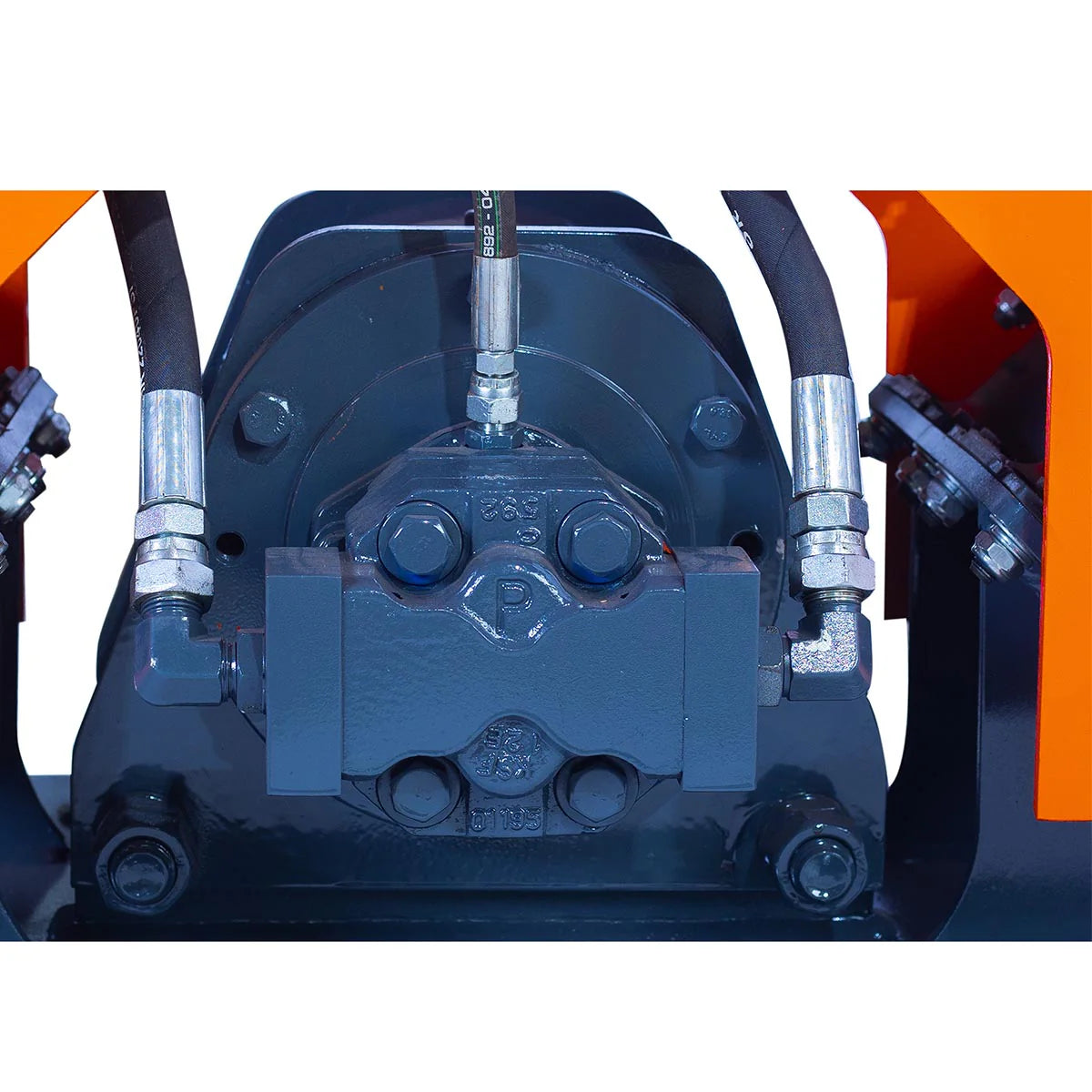 New Premium 8,800-lb Hydraulic Plate Compactor, 2-4 Ton Excavator Weight, 19” Compact Capacity