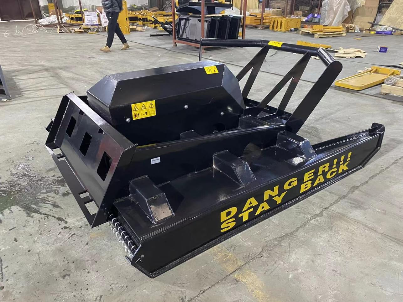New 72 '' Extreme Duty Skid Steer Brush Cutter, 4 blade