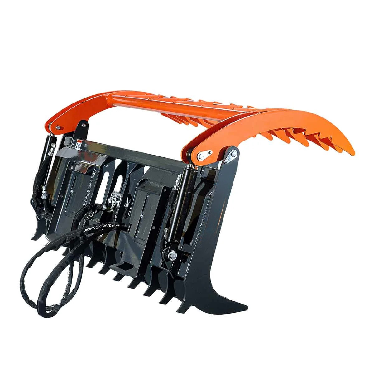 New Skid Steer Skeleton Root Rake Grapple, 2600 LB Grapple Capacity