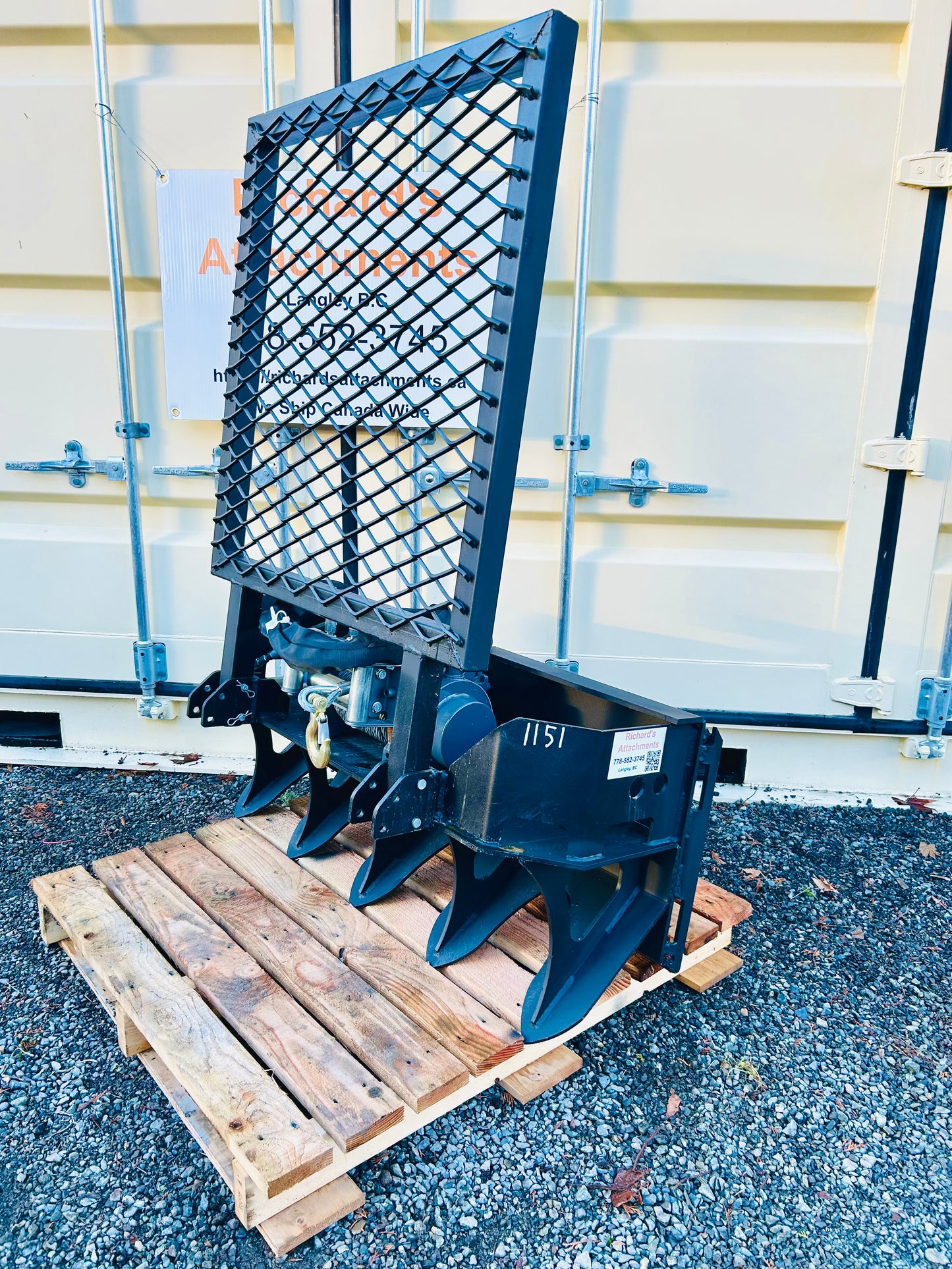 New 3 Ton Skid Steer Forestry Winch