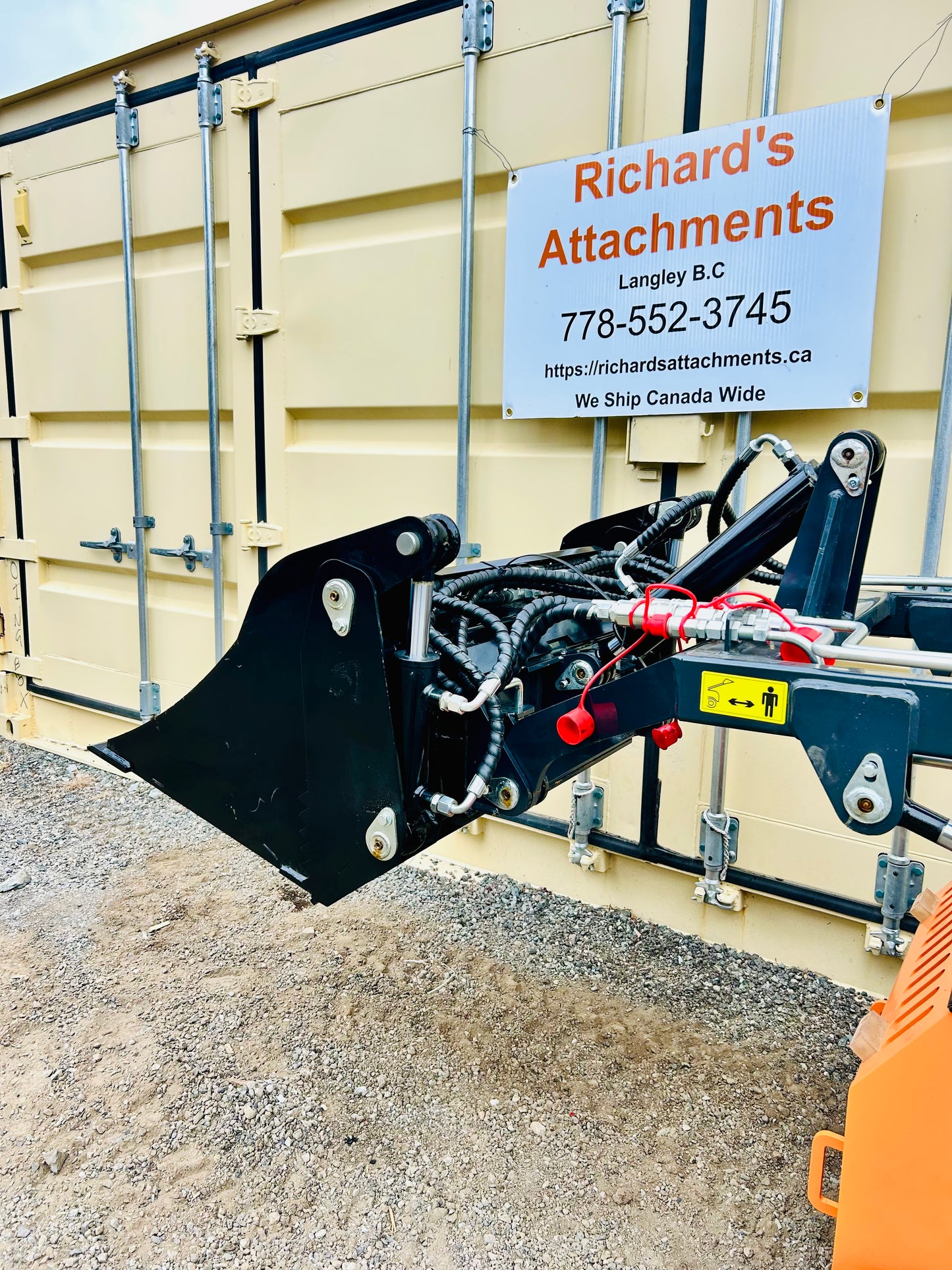 New 39” Mini Skid Steer Hydraulic 4in1 Bucket