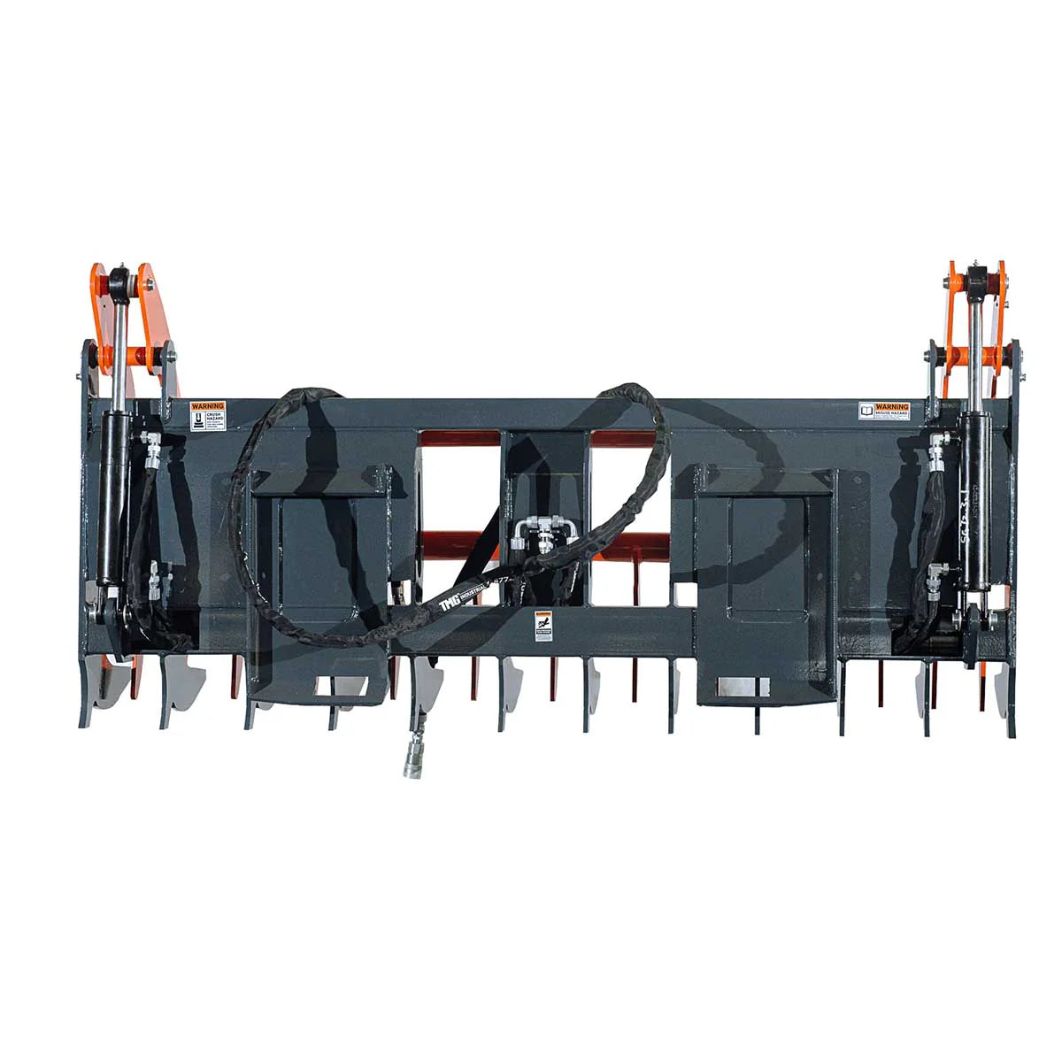 New Skid Steer Skeleton Root Rake Grapple, 2600 LB Grapple Capacity