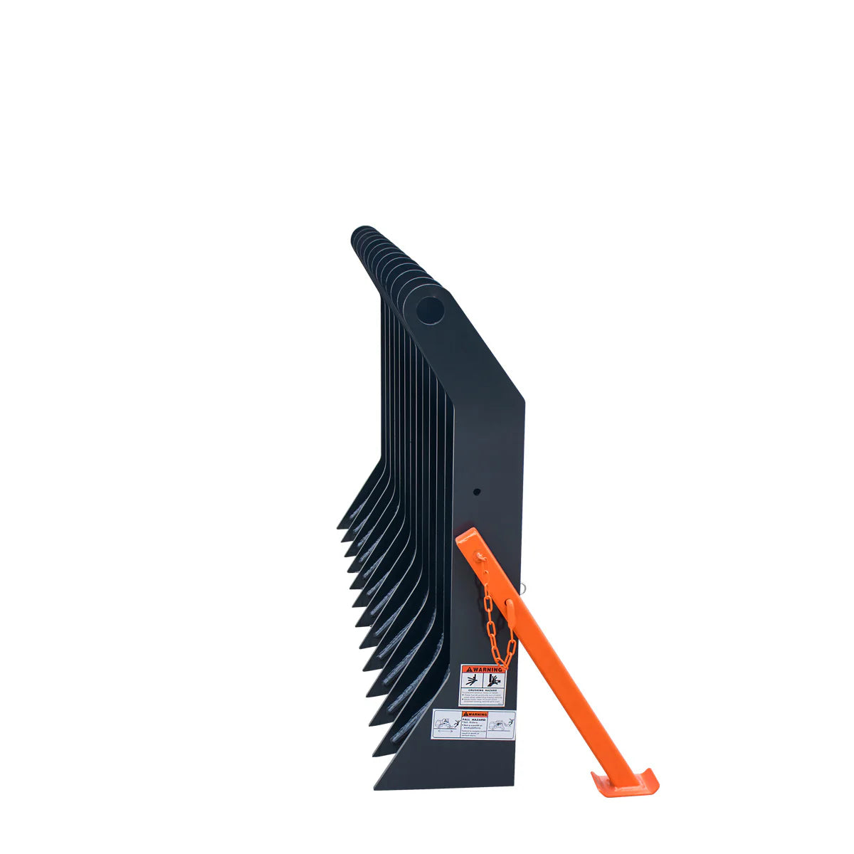 New Premium 72” Skid Steer Root Debris Rake Attachment, Universal Mount, 6” Tine Spacing, 30-50 HP Skid Steers