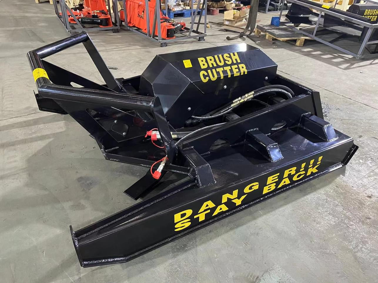 New 72 '' Extreme Duty Skid Steer Brush Cutter, 4 blade