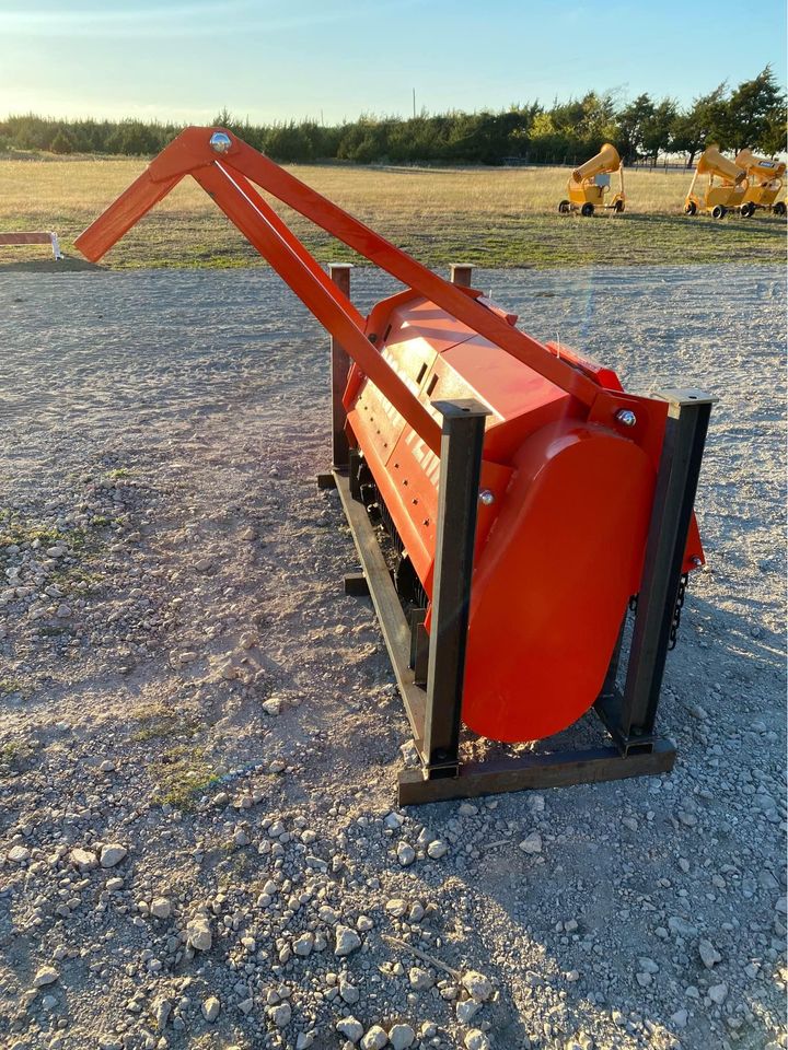New 76 Inch Forestry Drum Mulcher - Skid Steer Attachment
