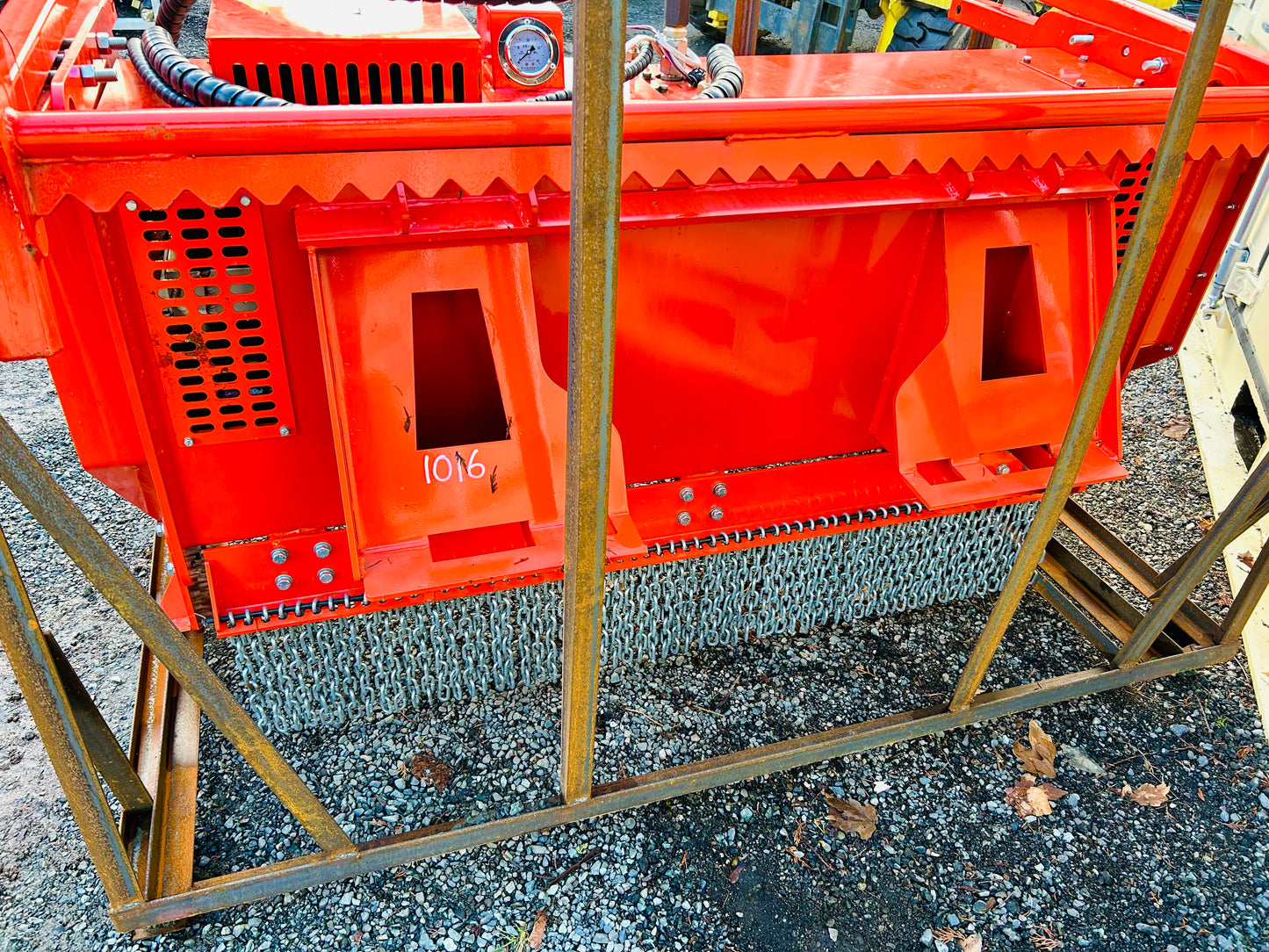 New 81'' Skid Steer Forestry Drum Mulcher, 24-32 GPM