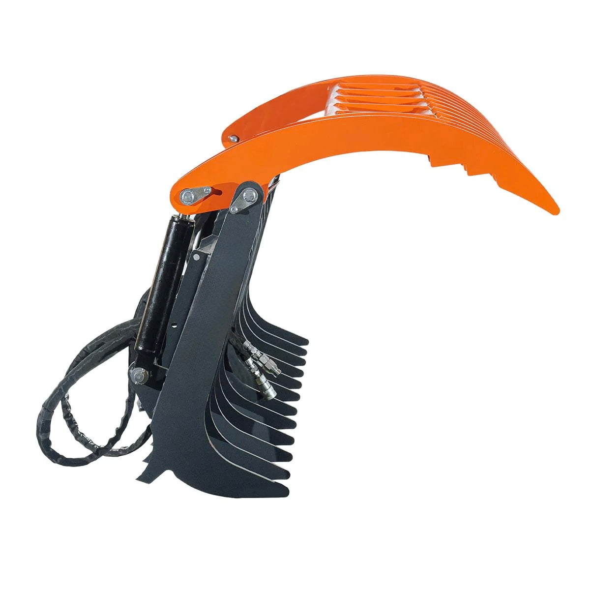 New Skid Steer Skeleton Root Rake Grapple, 2600 LB Grapple Capacity
