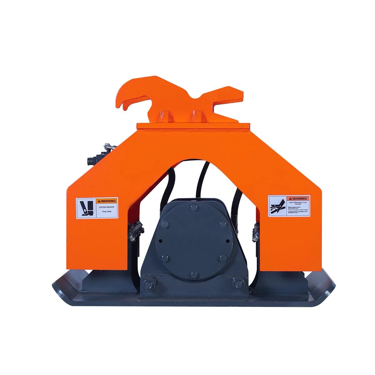 New Premium 8,800-lb Hydraulic Plate Compactor, 2-4 Ton Excavator Weight, 19” Compact Capacity