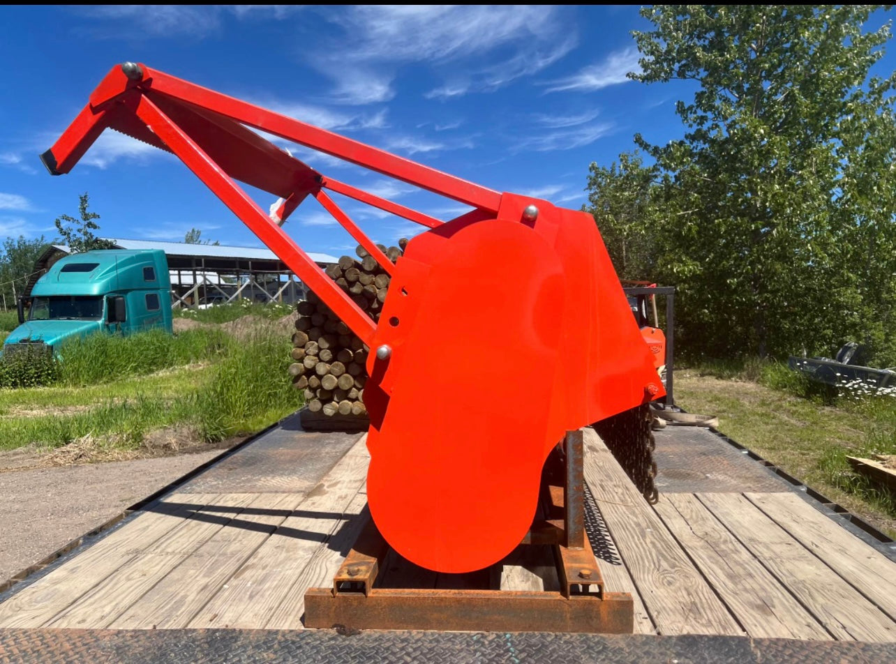 New 76 Inch Forestry Drum Mulcher - Skid Steer Attachment