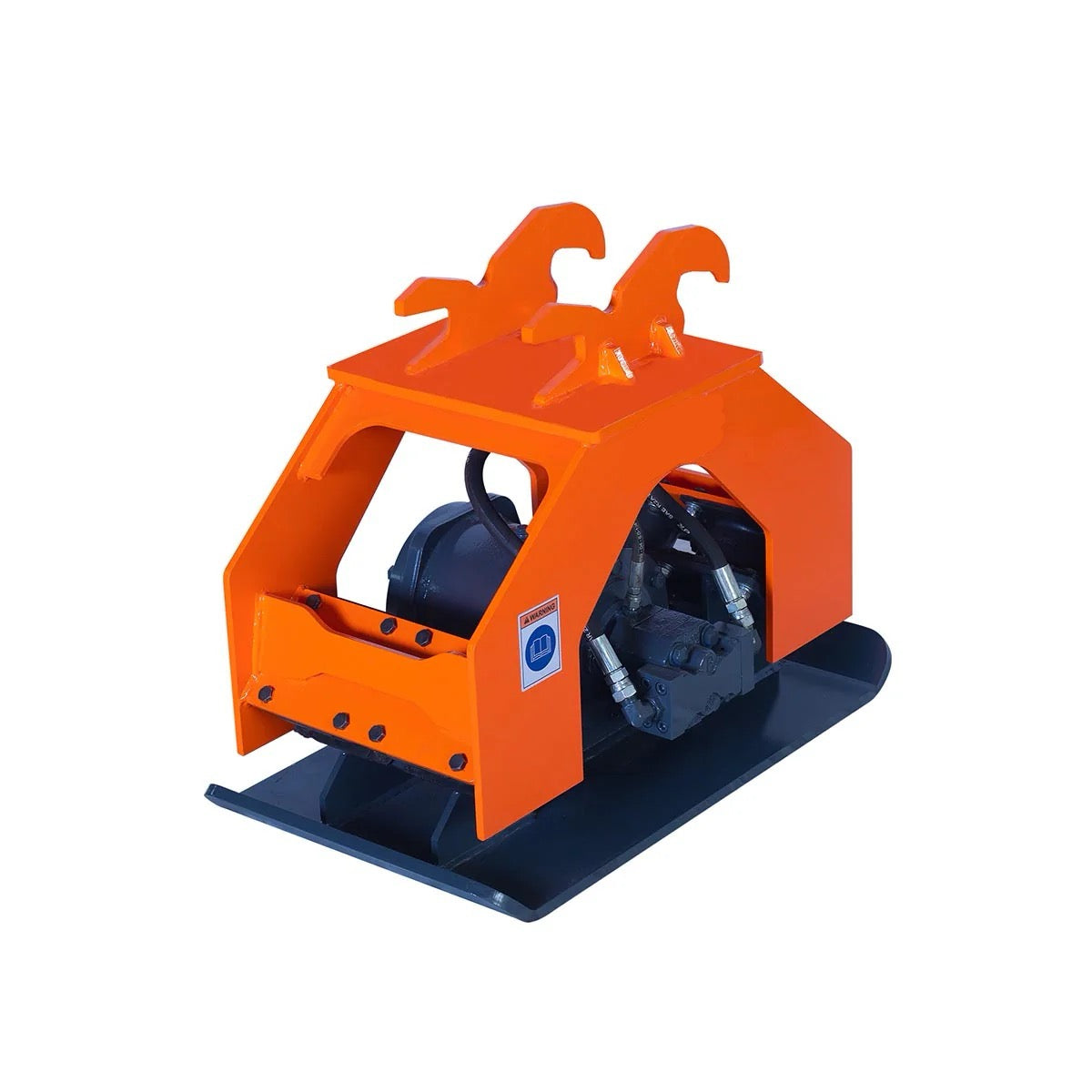 New Premium 8,800-lb Hydraulic Plate Compactor, 2-4 Ton Excavator Weight, 19” Compact Capacity