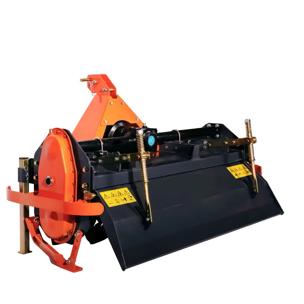 New Premium 55” 3-Point Hitch Rotary Tiller, 30-40 HP Compact Tractor, 6” Tilling Depth, PTO Shaft Included, Category 2 Hookup