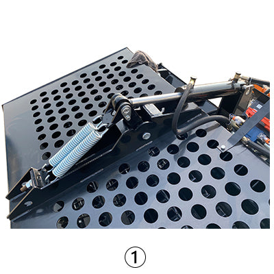New 72" Skid Steer Loader Landscape Rake Rock Attachment