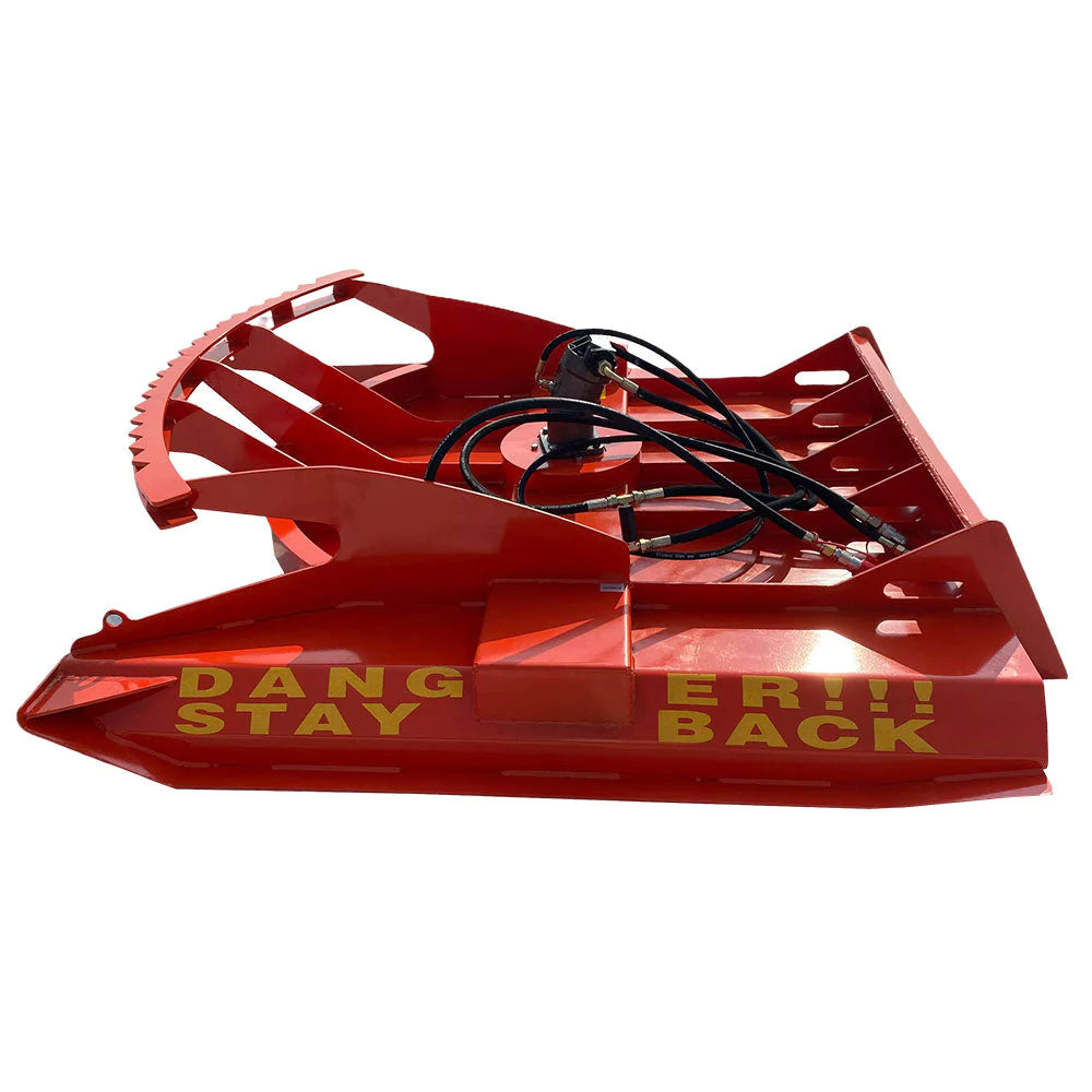 New 72 '' Heavy Duty Skid Steer Brush Cutter, 3 Blade