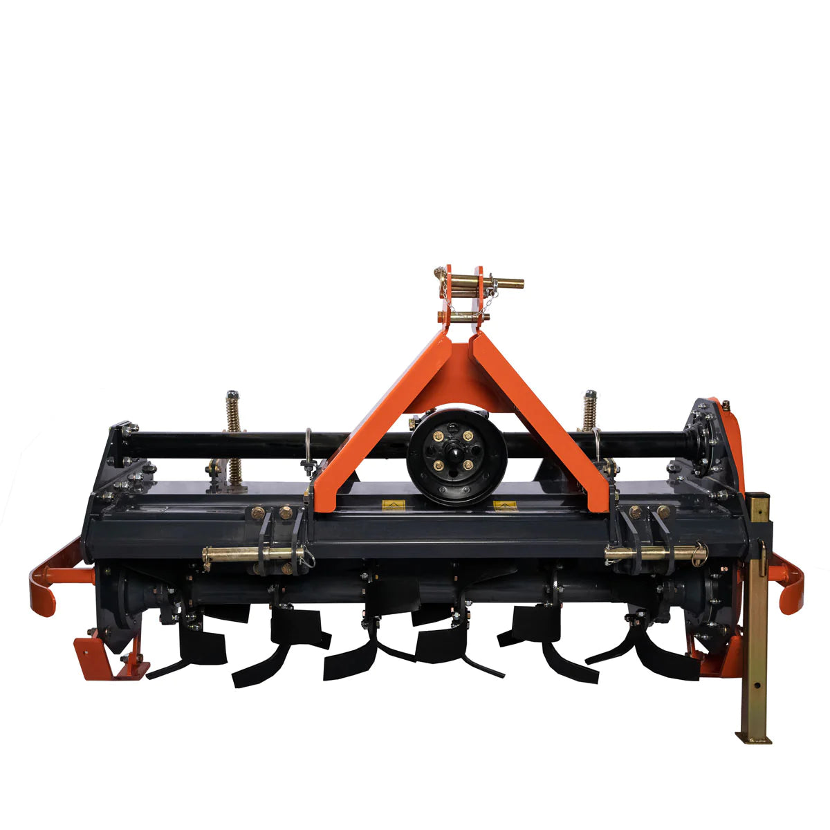 New Premium 55” 3-Point Hitch Rotary Tiller, 30-40 HP Compact Tractor, 6” Tilling Depth, PTO Shaft Included, Category 2 Hookup