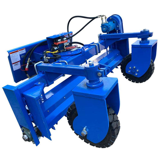New 72'' Skid Steer Soil Conditioner, Harley Power Rake