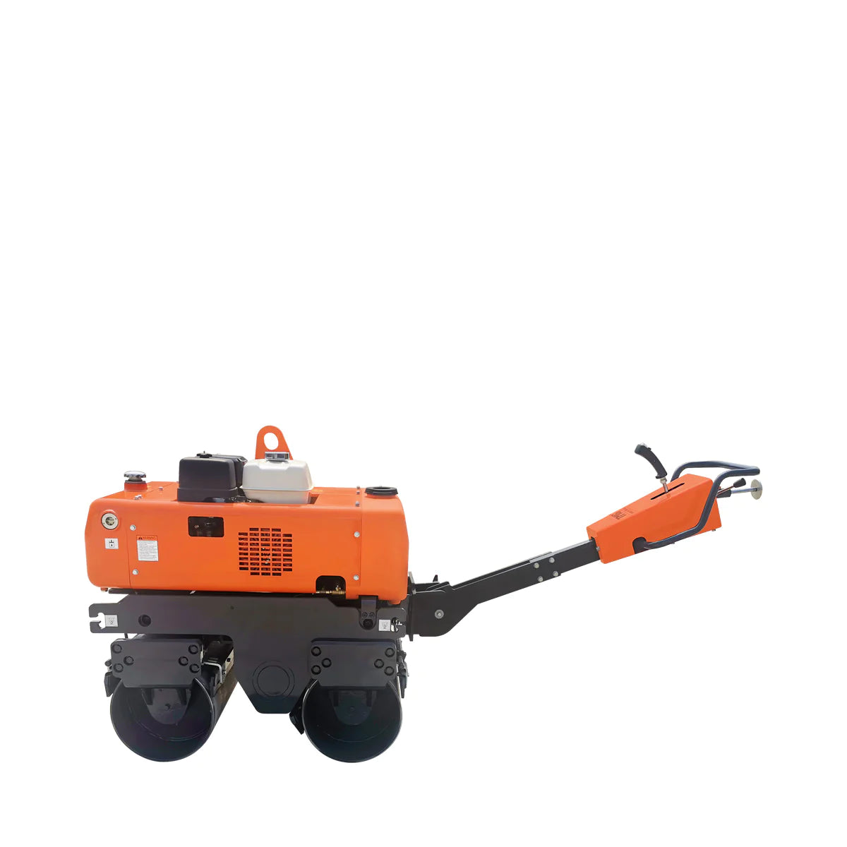 New Premium 1-Ton Walk-Behind Double Drum Vibratory Roller, 13 HP Honda GX390 Gasoline Engine, 14” Drum, 3800 lb Compaction Force