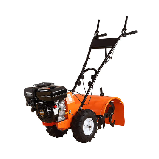 New Premium 19" Self-Propelled Garden Tiller, 5.5 HP Gas Engine, Rear Tine, 8” Tilling Depth