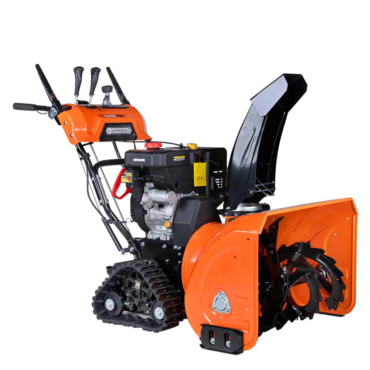 New Premium 30” Self-Propelled Gas-Powered Snow Blower, Dual-Stage, Rubber Track, Heated Hand Grips, Electric Start