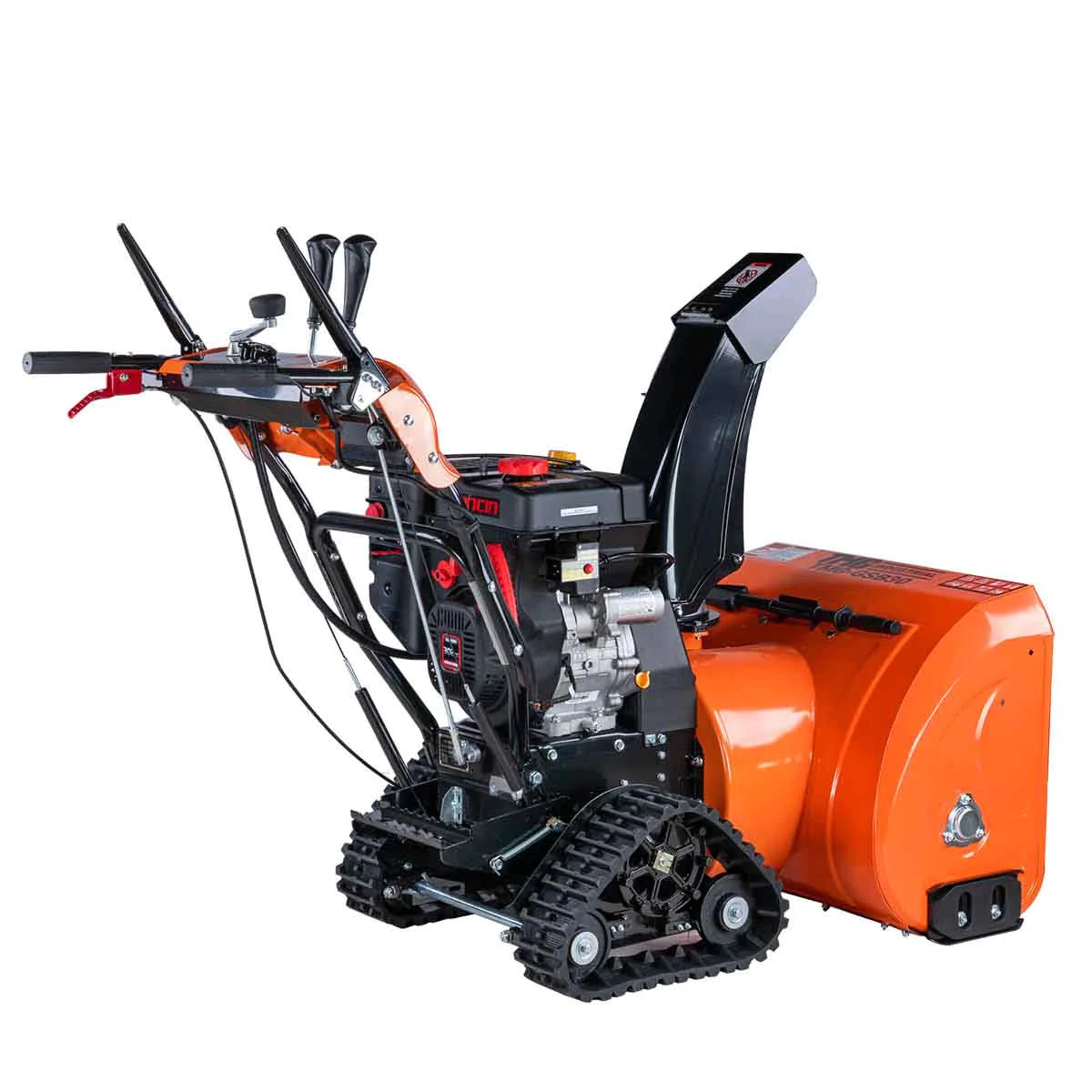 New Premium 30” Self-Propelled Gas-Powered Snow Blower, Dual-Stage, Rubber Track, Heated Hand Grips, Electric Start
