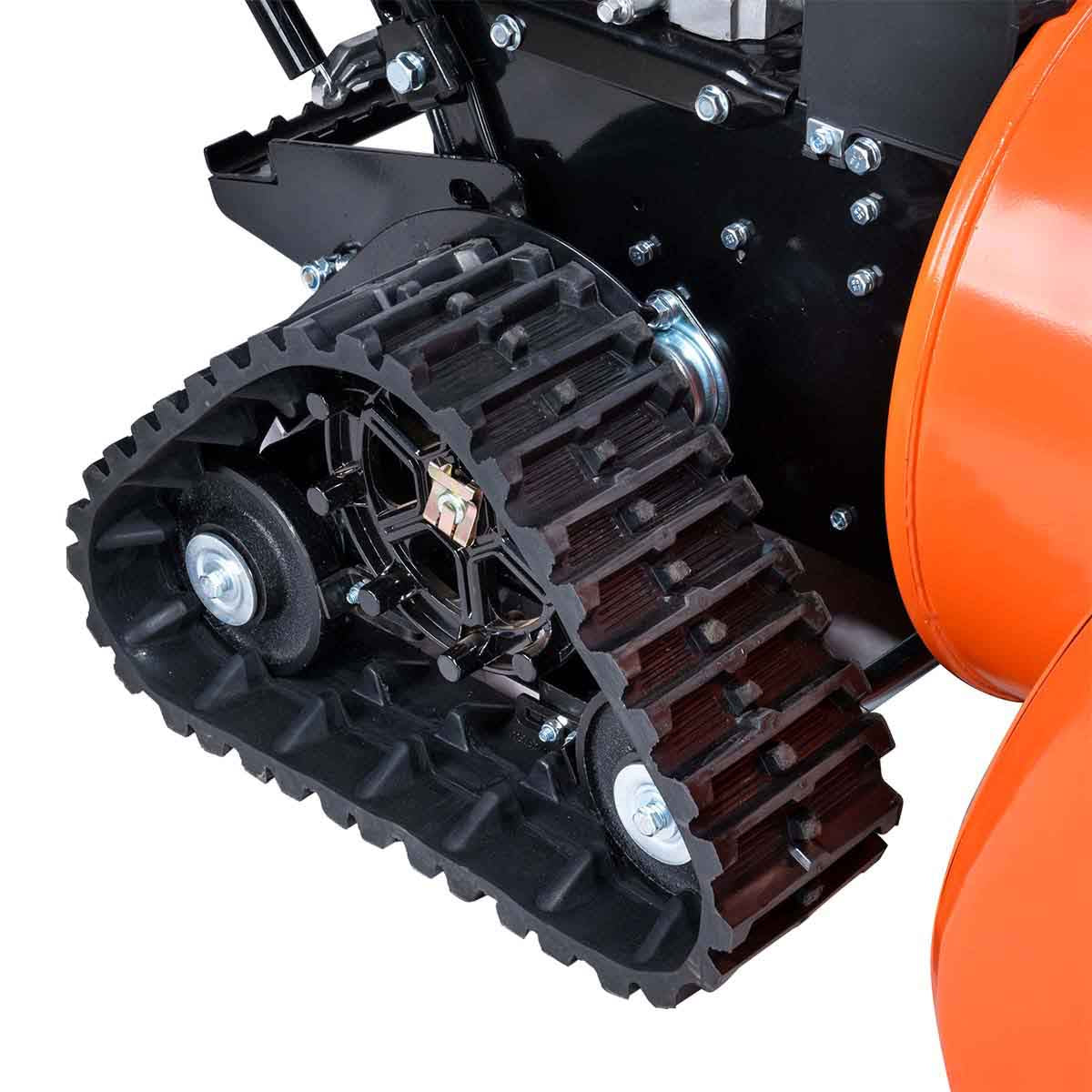 New Premium 30” Self-Propelled Gas-Powered Snow Blower, Dual-Stage, Rubber Track, Heated Hand Grips, Electric Start