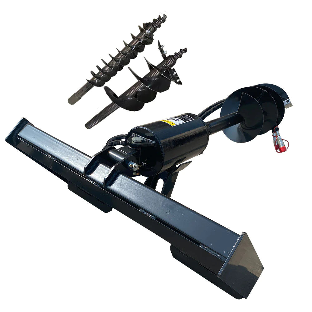 New Skid Steer Hydraulic Auger with 3 bits