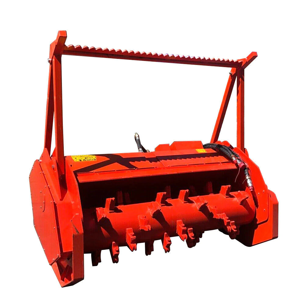 New 81'' Skid Steer Forestry Drum Mulcher, 24-32 GPM