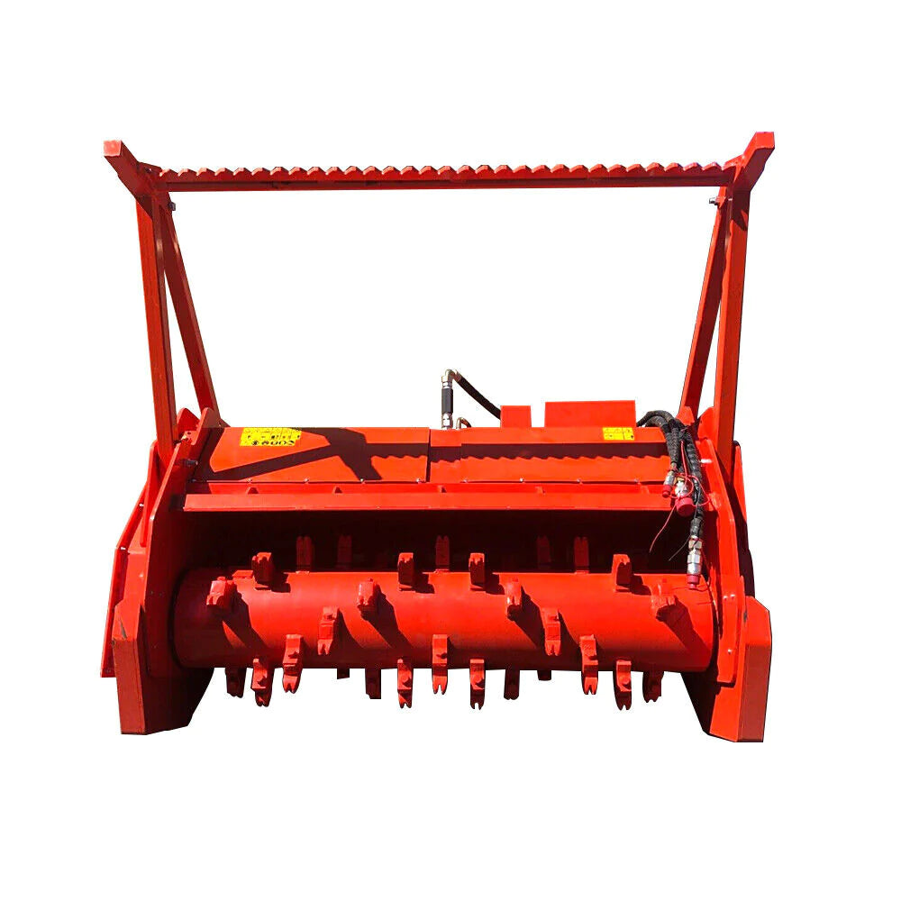 New 81'' Skid Steer Forestry Drum Mulcher, 24-32 GPM