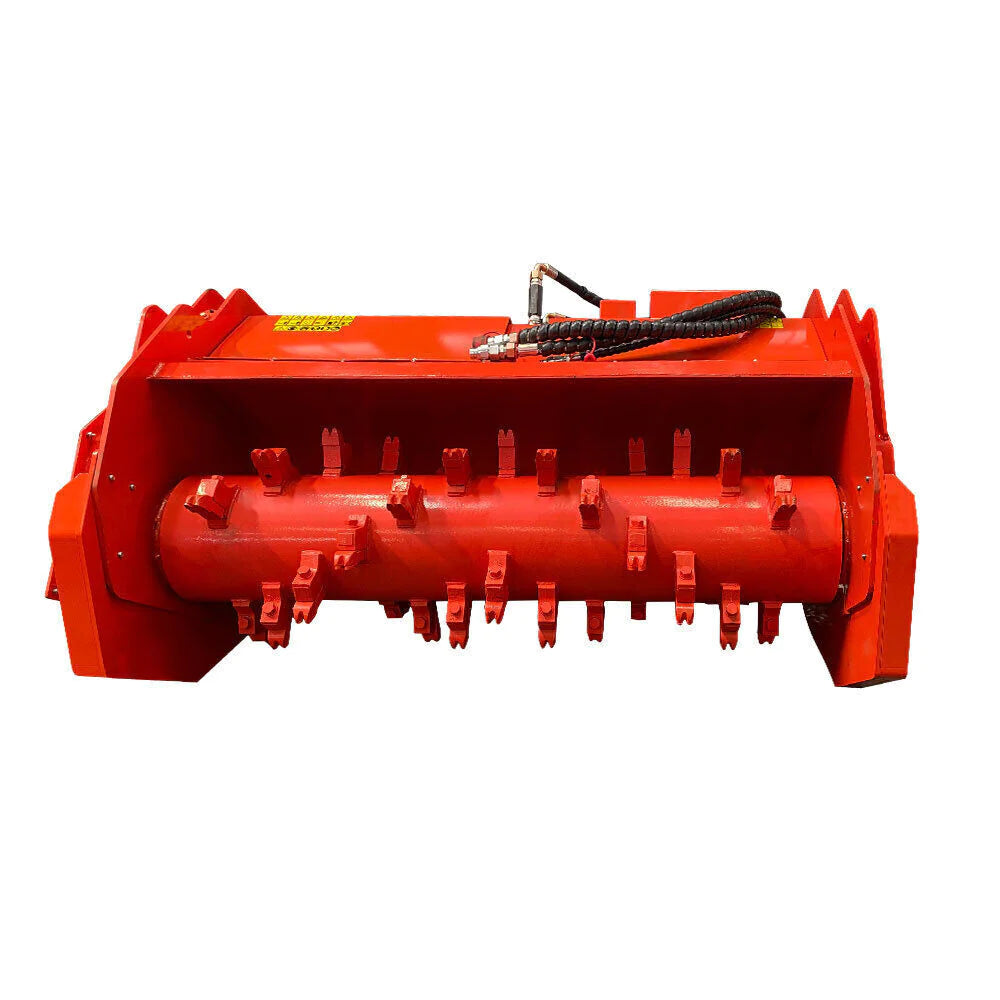 New 81'' Skid Steer Forestry Drum Mulcher, 24-32 GPM