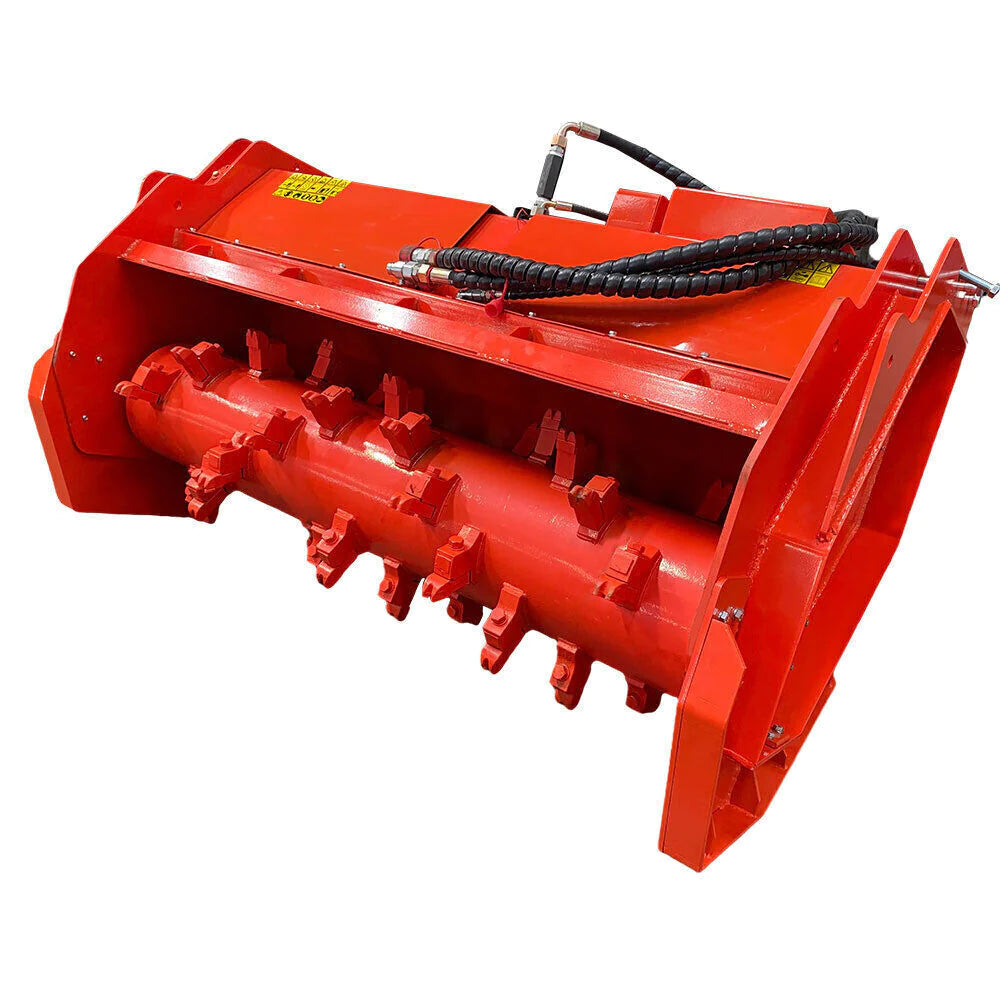 New 81'' Skid Steer Forestry Drum Mulcher, 24-32 GPM