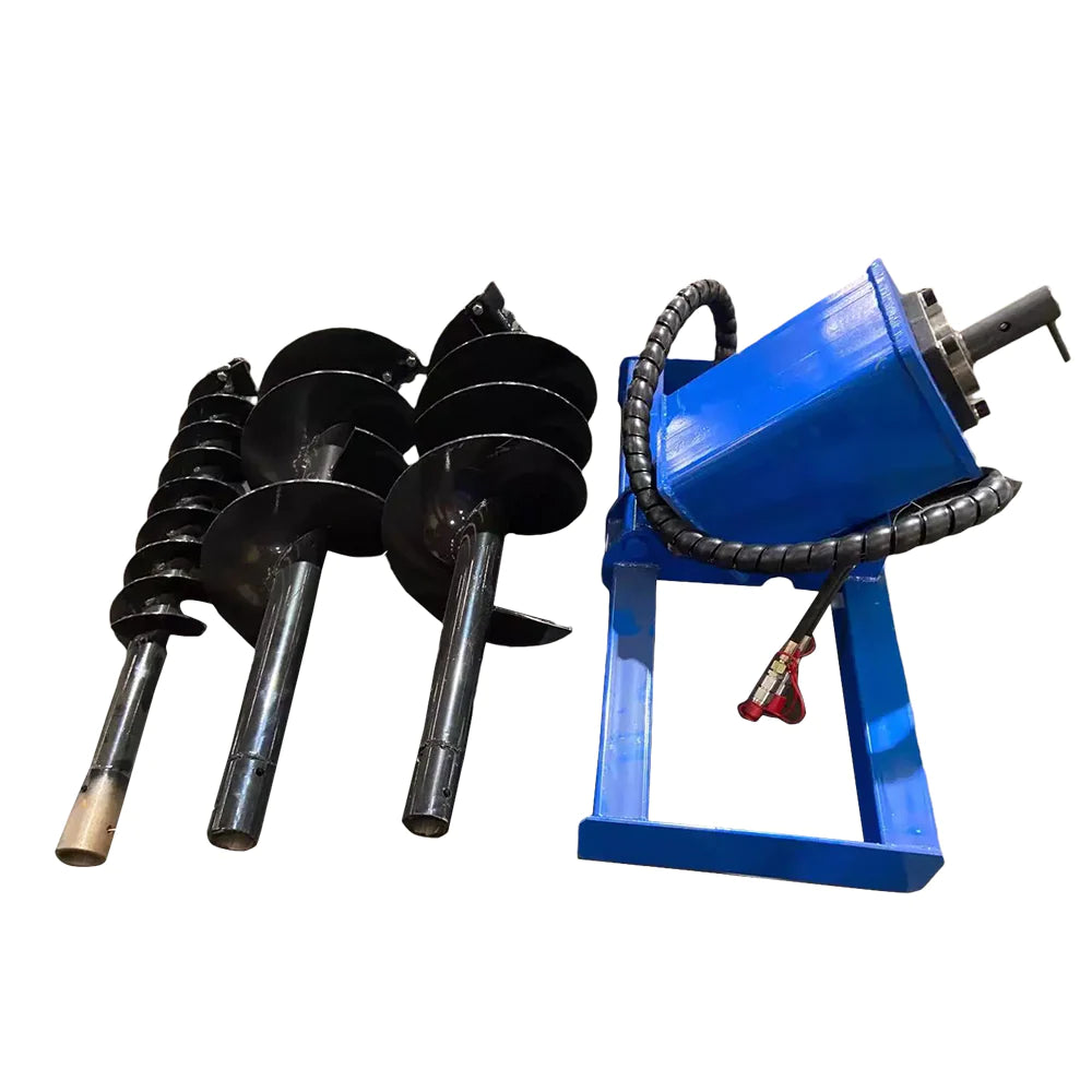 New Skid Steer Hydraulic Auger with 3 bits(6", 12", 14" )