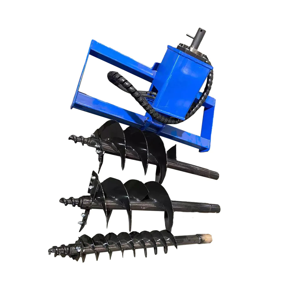 New Skid Steer Hydraulic Auger with 3 bits(6", 12", 14" )