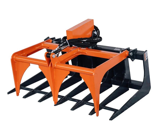 New Premium 42” Mini Skid Steer Skeleton Grapple Attachment, Toro Style Mount, 24” Arm Opening, 2000 lb Weight Capacity