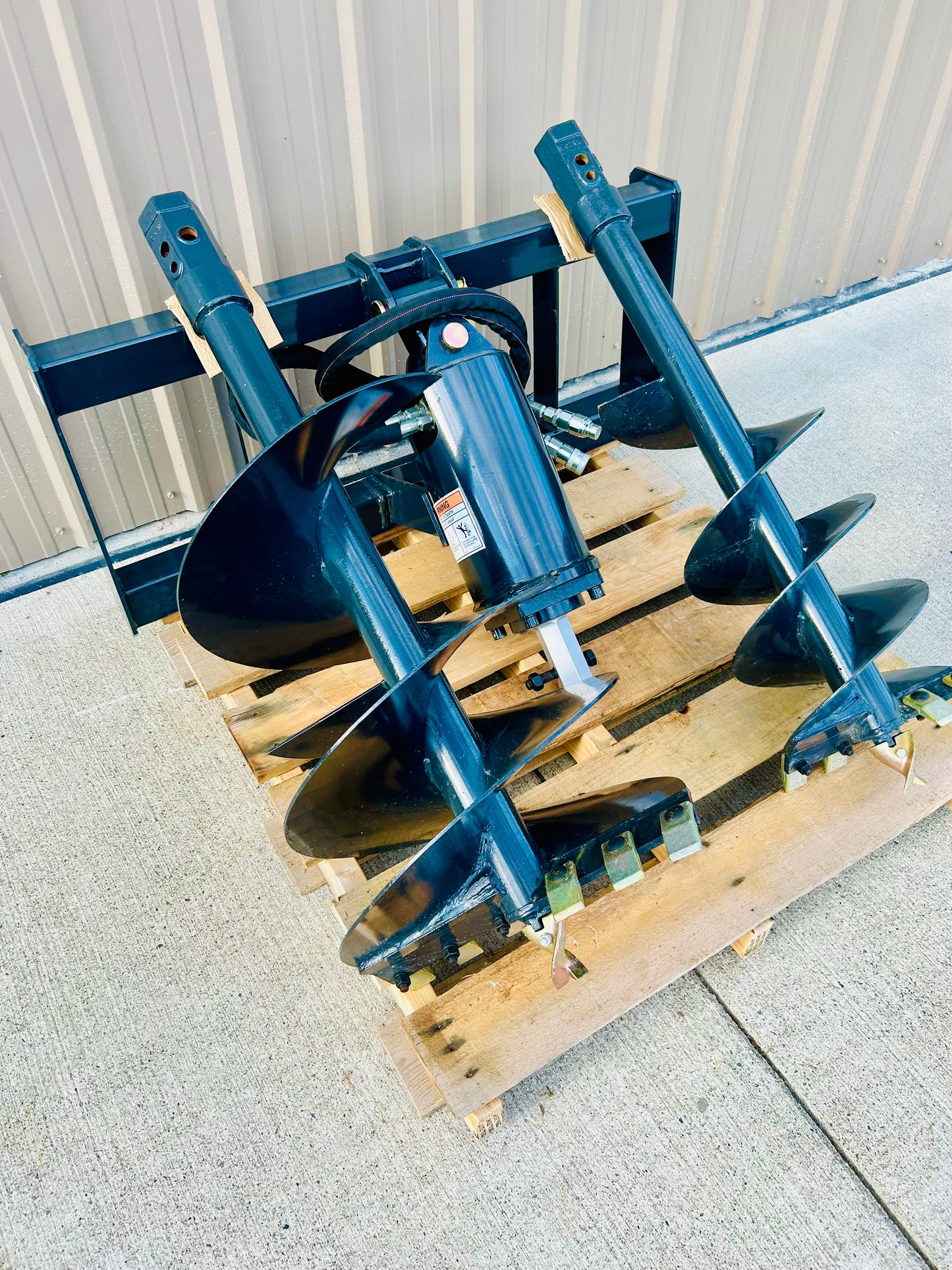 New Skid Steer Auger with 12” and 18” Bit