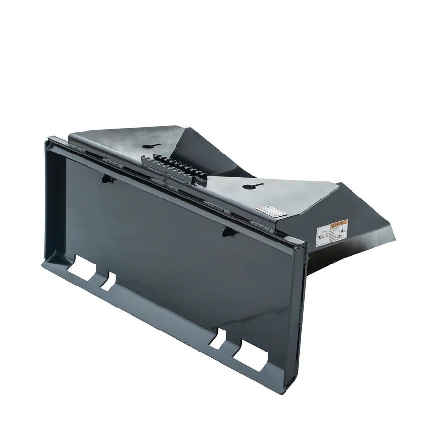 New Premium 42” Heavy-Duty Skid Steer Tree Scoop, 1500-lb Capacity, Chain Slot, 30” Mouth Opening, High Abrasive Cut Edge