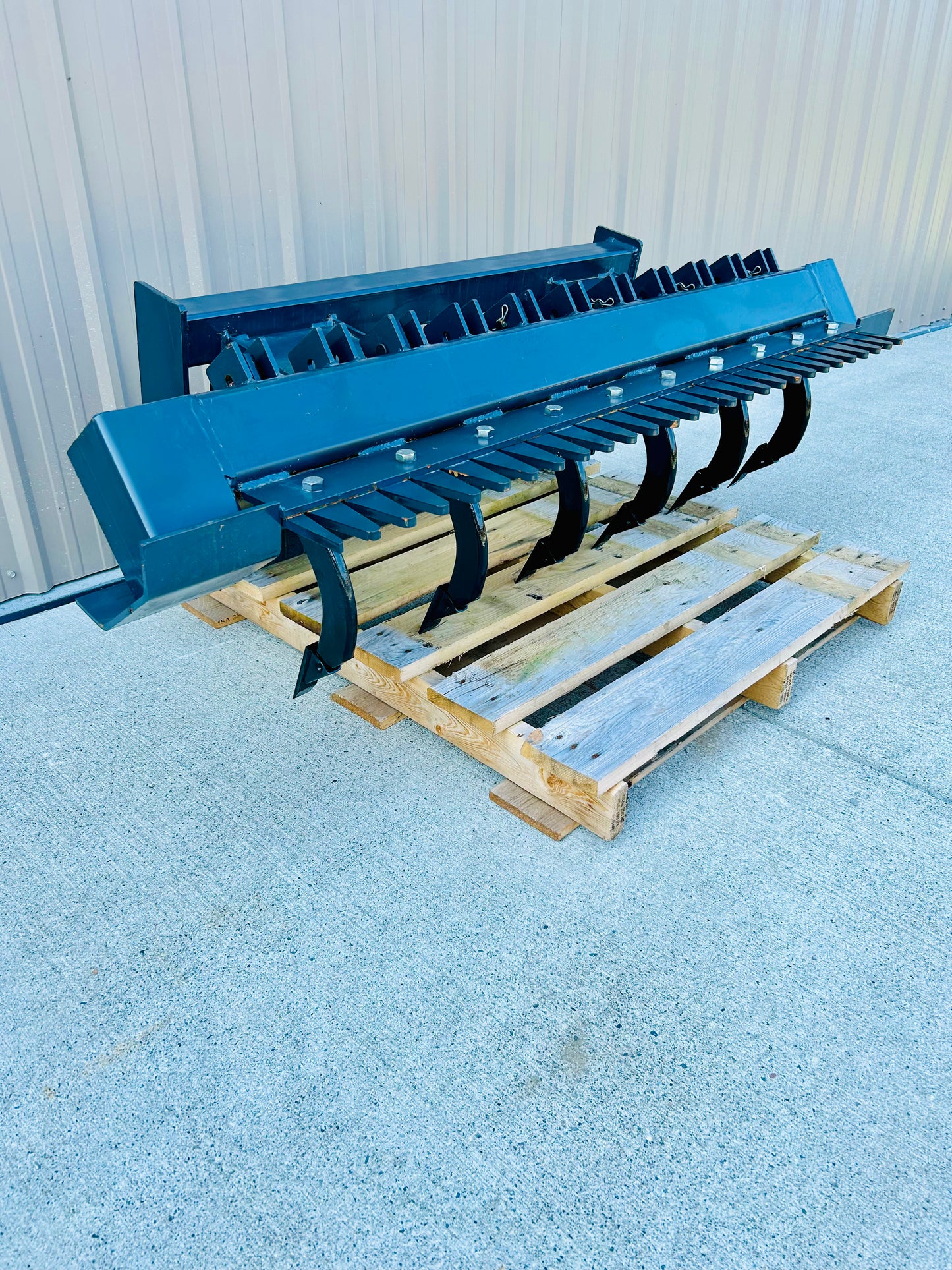 New 72” Skid Steer Land Ripper with Rake Combo